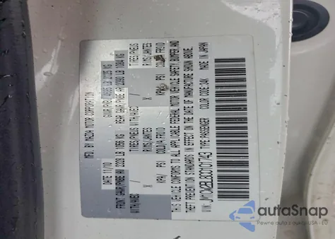 2012 Mazda 5 z USA, uszkodzony, nr VIN JM1CW2BL8C0101743